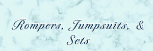 Rompers, Jumpsuits, & Sets