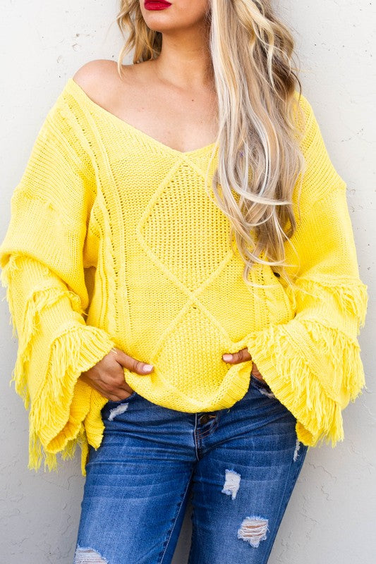 Fring sweater yellow 