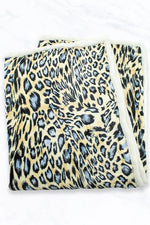 Leopard throw blanket