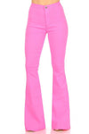 Pink flare jeans 