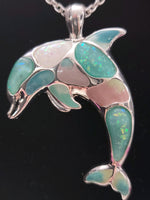 Seaglass Dolphin Necklace