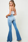 Ombre flare jeans 