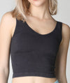 Cut To The Chase V Neck Crop Top