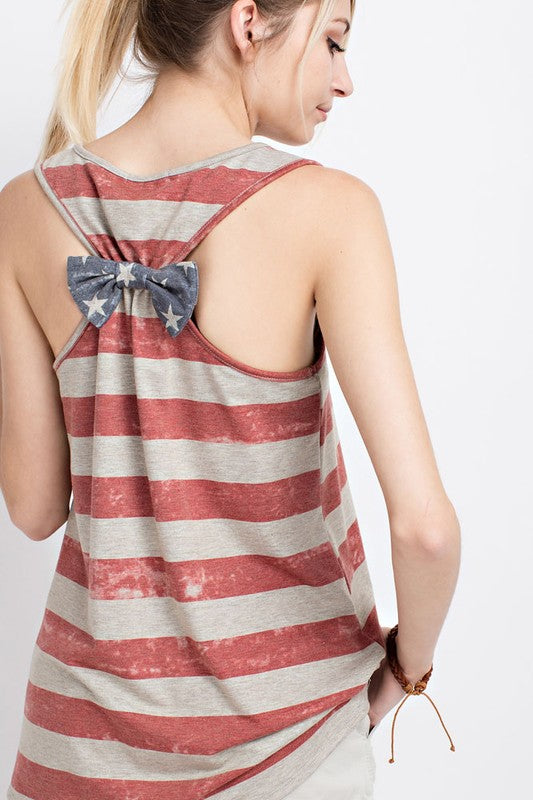 Womens stars and stripes tank top