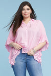 Pink plus size shirt