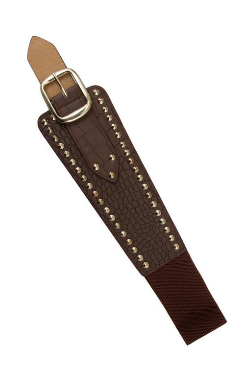 Brown fashion belt