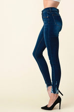 Dark blue skinny jeans 