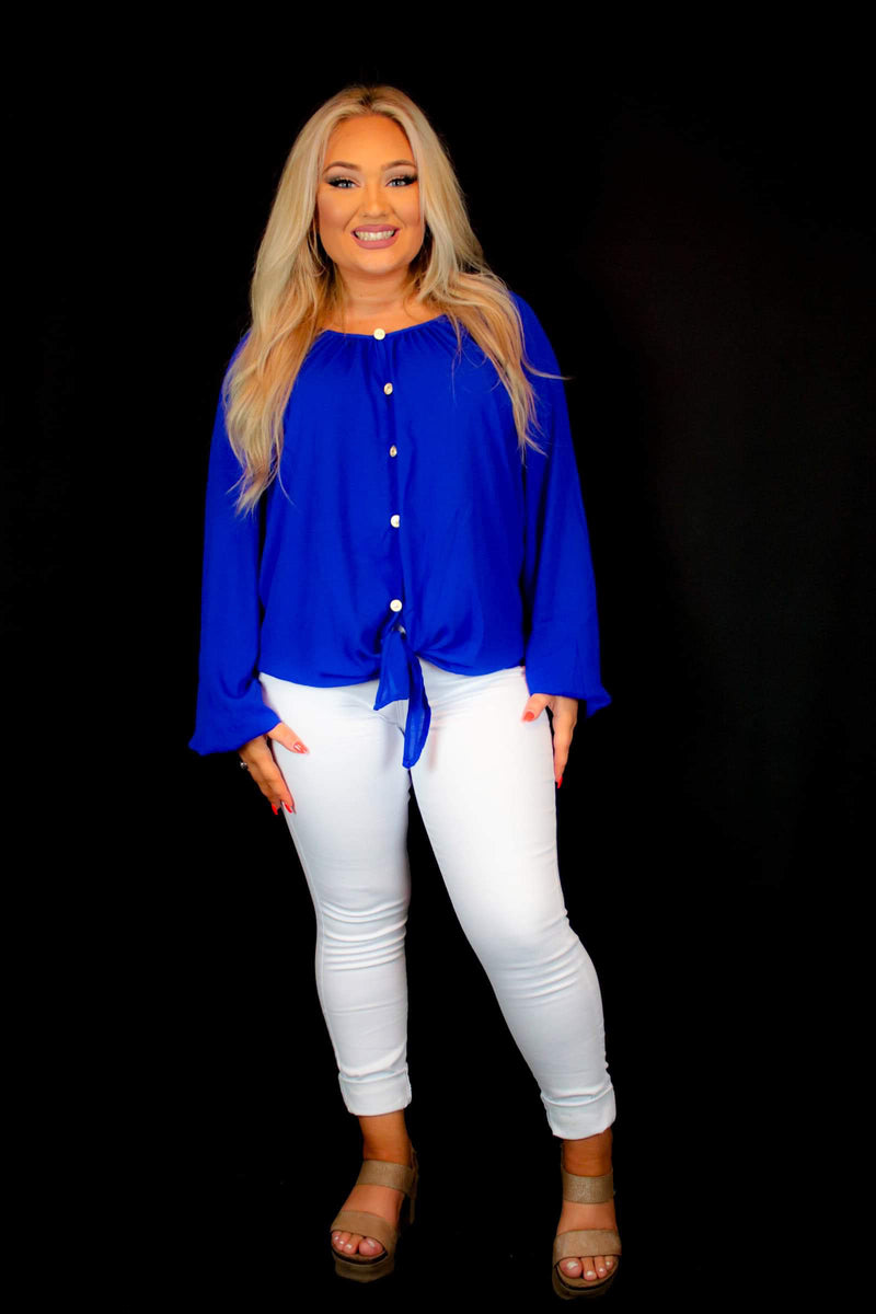 Sapphire Inspired Blouse
